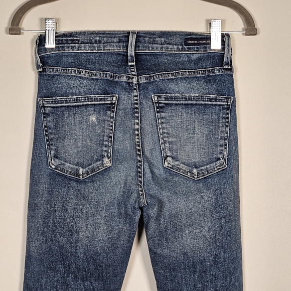 Citizens of Humanity - Rocket High Rise Skinny Indie Distressed Size 26 - Picture 13 of 16
